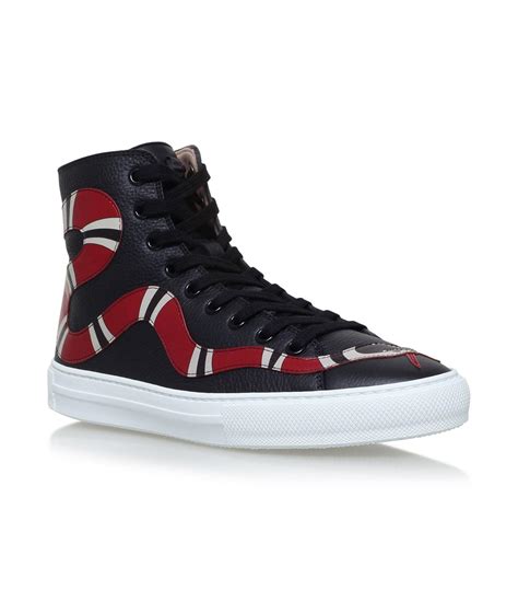 gucci rattlesnake mens shoes|gucci snake high top sneakers.